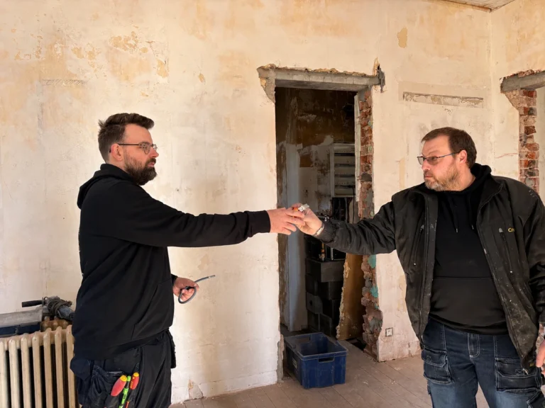 Les 2 fondateurs en Action: Ludovic et Robbert